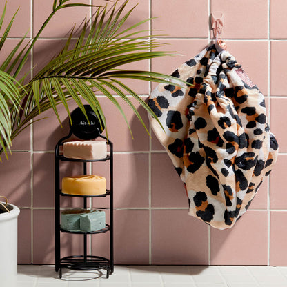 Leopard Microfiber Hair Towel, KITSCH