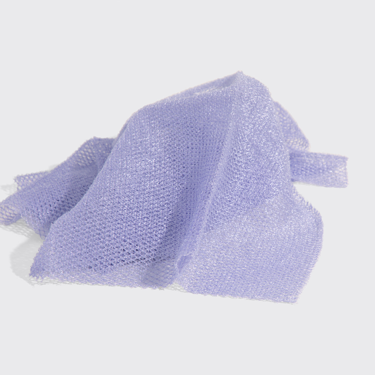 Close-up of ocean blue recycled mesh netting