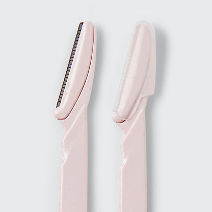 KITSCH Pro Wheat Straw Dermaplaner — product detail — 5-star review callout — sustainable design for gentle facial exfoliation