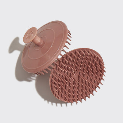 Terracotta Scalp Exfoliator shown with shampoo bar for product pairing suggestion