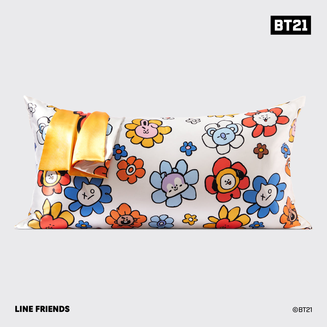 Kitsch x BT21 CHIMMY King Satin Pillowcase — back
