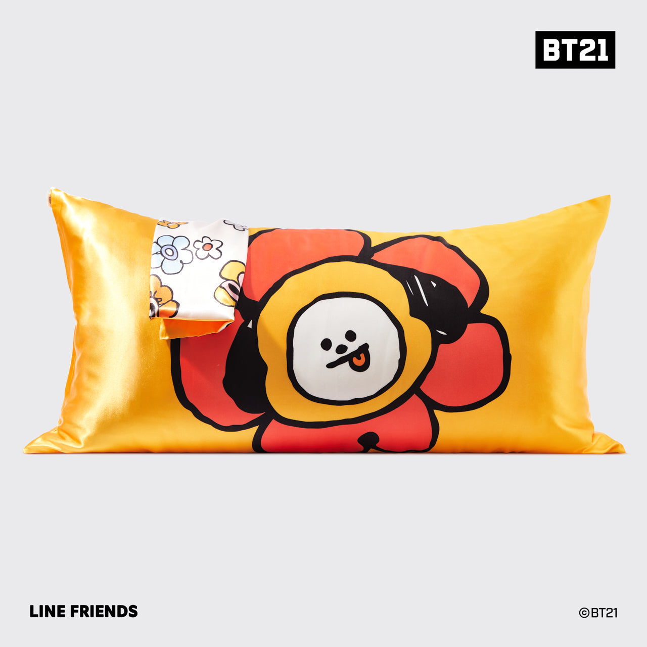 Kitsch x BT21 CHIMMY King Satin Pillowcase — front