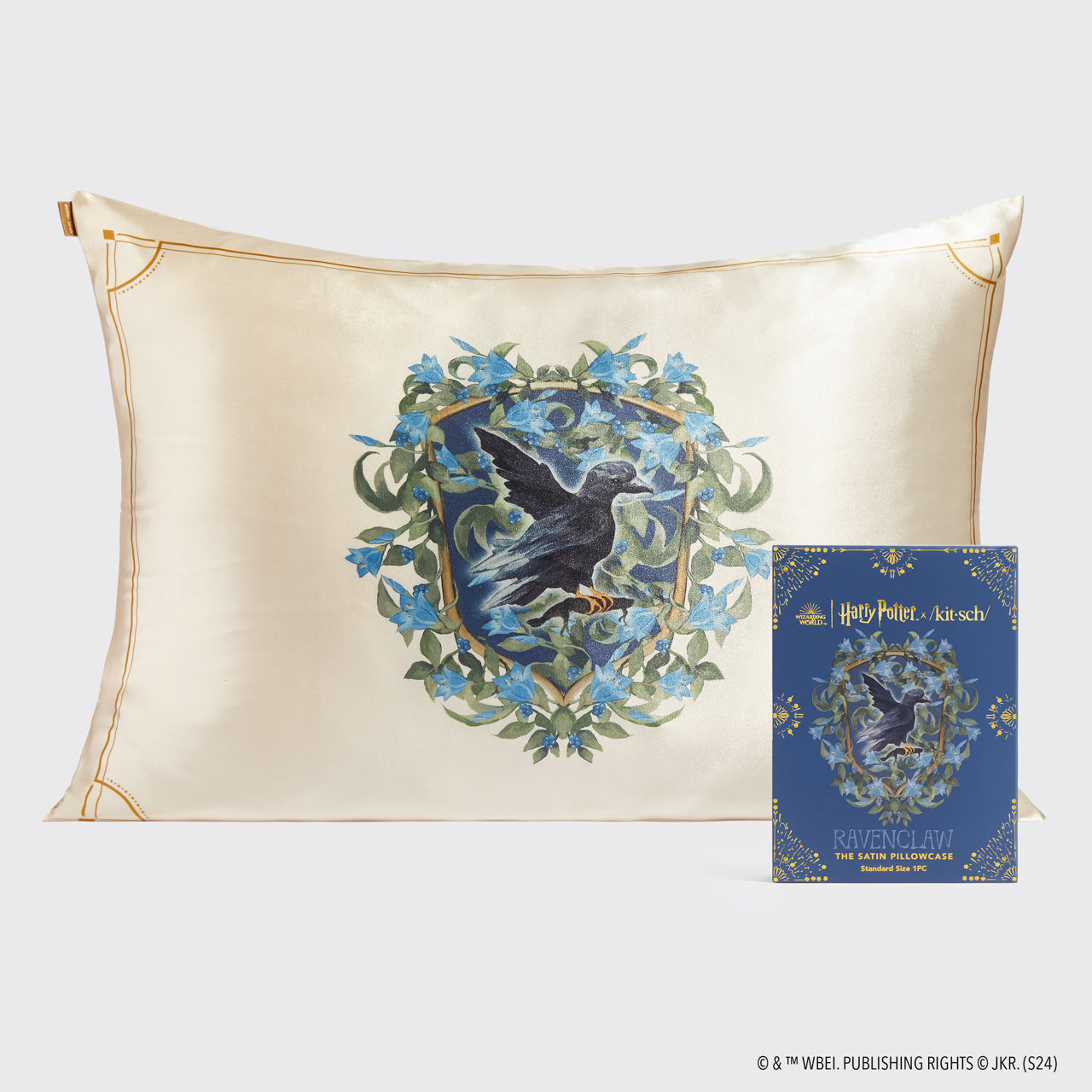 Kitsch x Harry Potter Satin Pillowcase in Ravenclaw - Standard