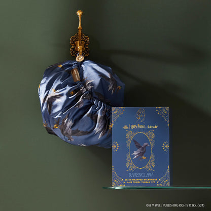 Ravenclaw Satin Wrapped Hair Towel, KITSCH