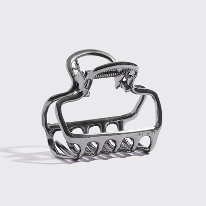 KITSCH Hematite Metal Cloud Claw Clip - on-model lifestyle #2