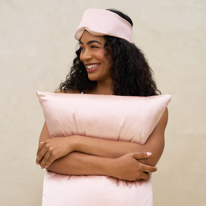 Kitsch Blush Contour Pillow Eye Mask lifestyle shot