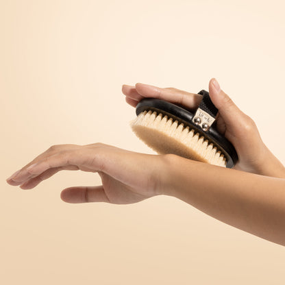 Close-up of soft silicone bristles showing gentle texture