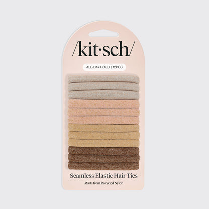 Neutral Glitter Elastics 12pc Set