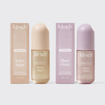 Kitsch Garden Tea Party Duo – Warm Sugar and Sheer Violet hair perfumes paired on a soft floral background
